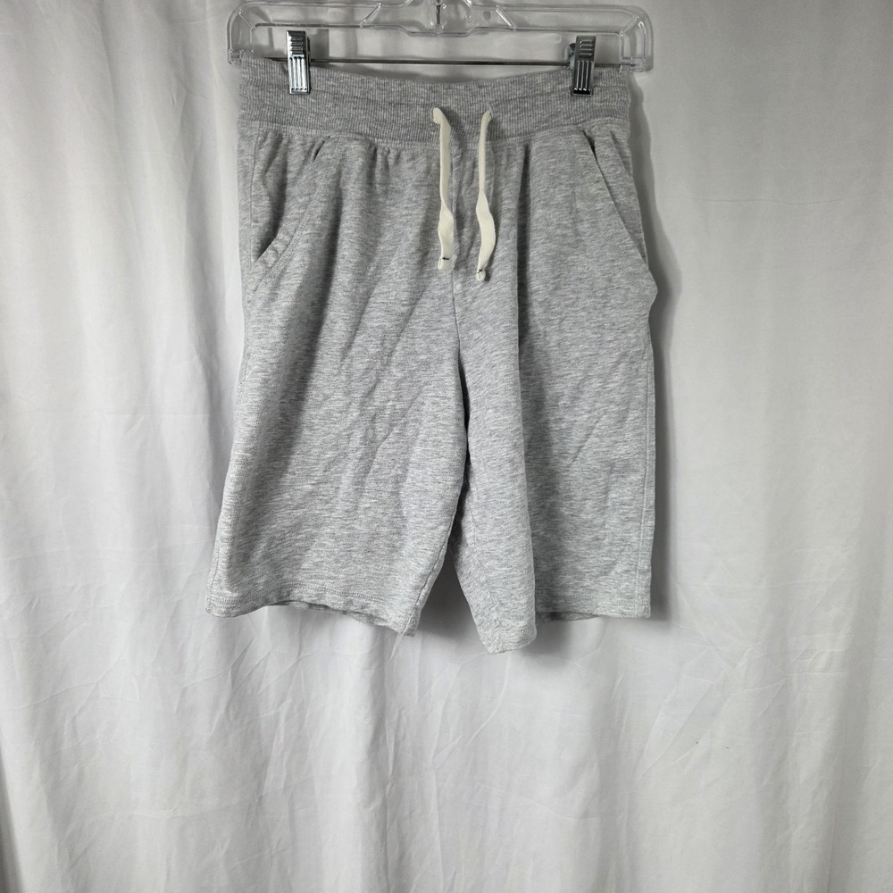 Wonder Nation Boys Size XXL Drawstring Pull-on Fleece Shorts Gray